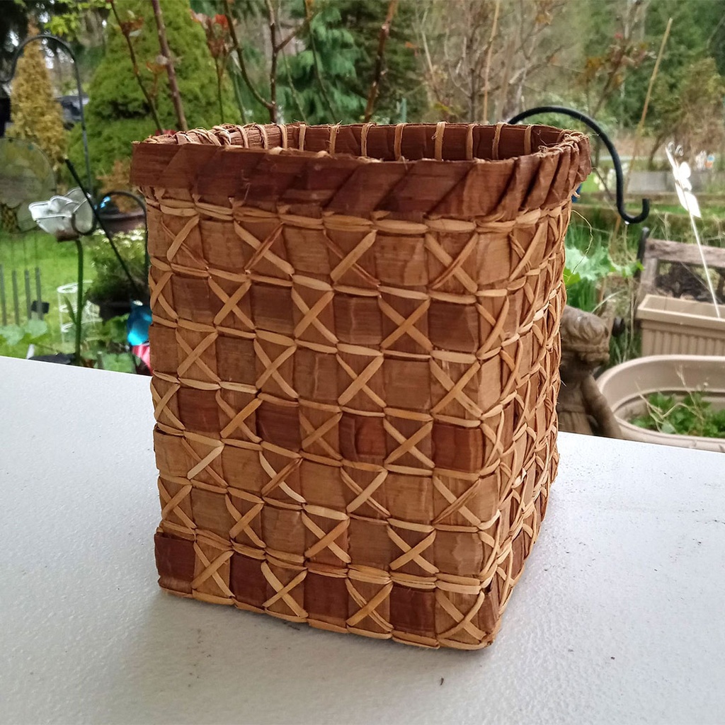 Basketry: Cedar “X” Basket With Jamie Arnold