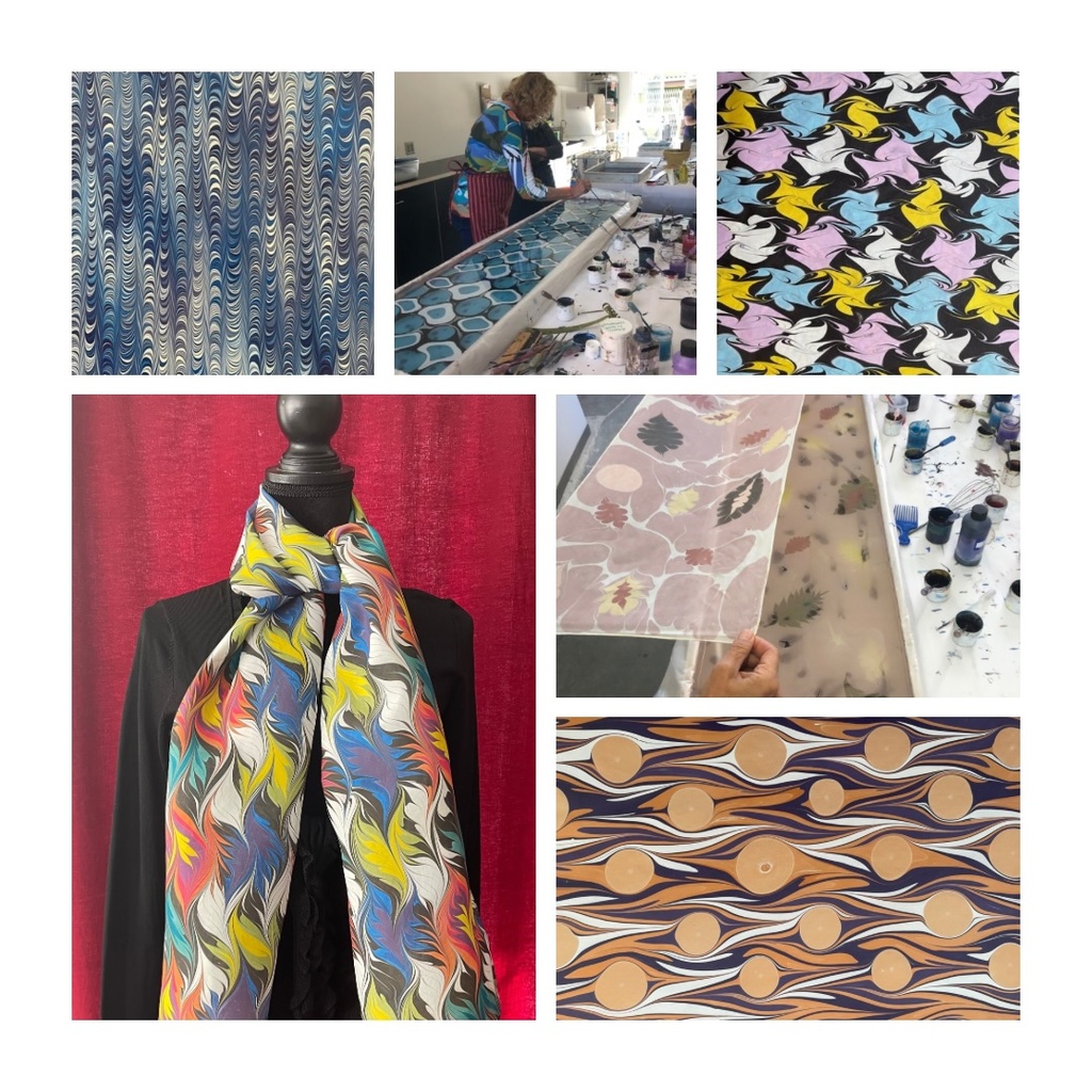 Fabric Marbling