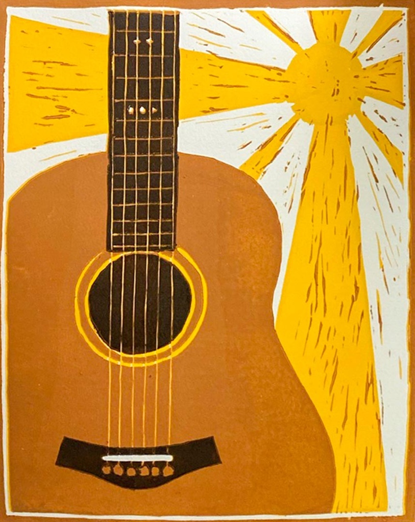 Reduction Linocut Printmaking