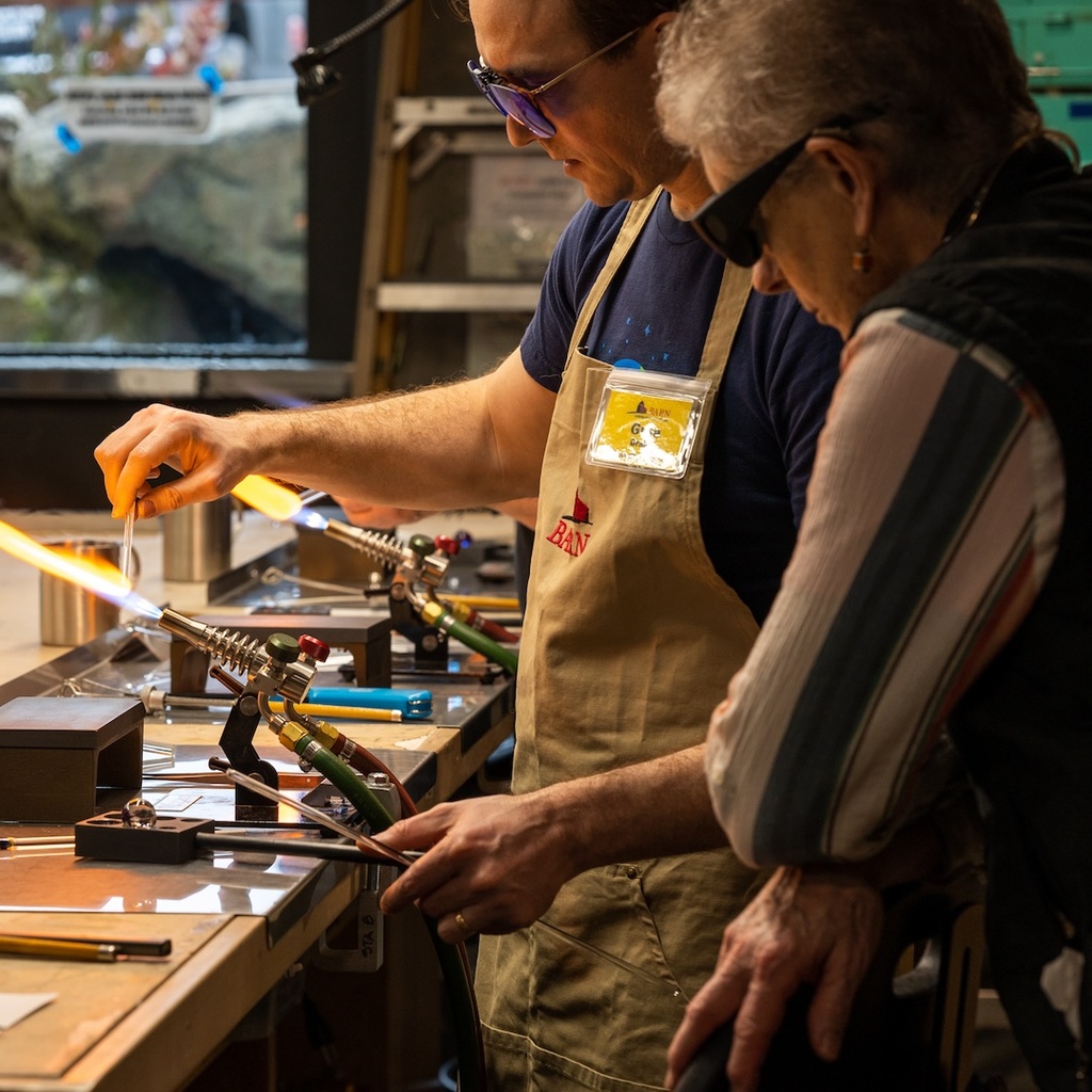 Introductory Lampworking with Borosilicate Marbles