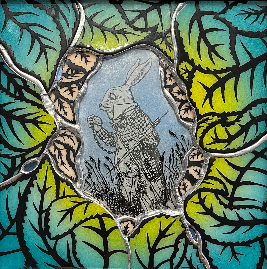 Glass Imagery on Stained Glass