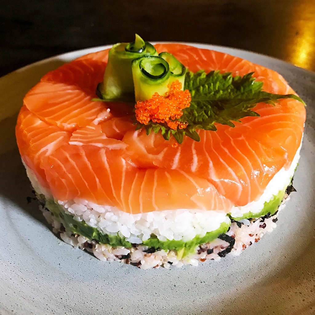 Festive Sushi: The Oshizushi Cake