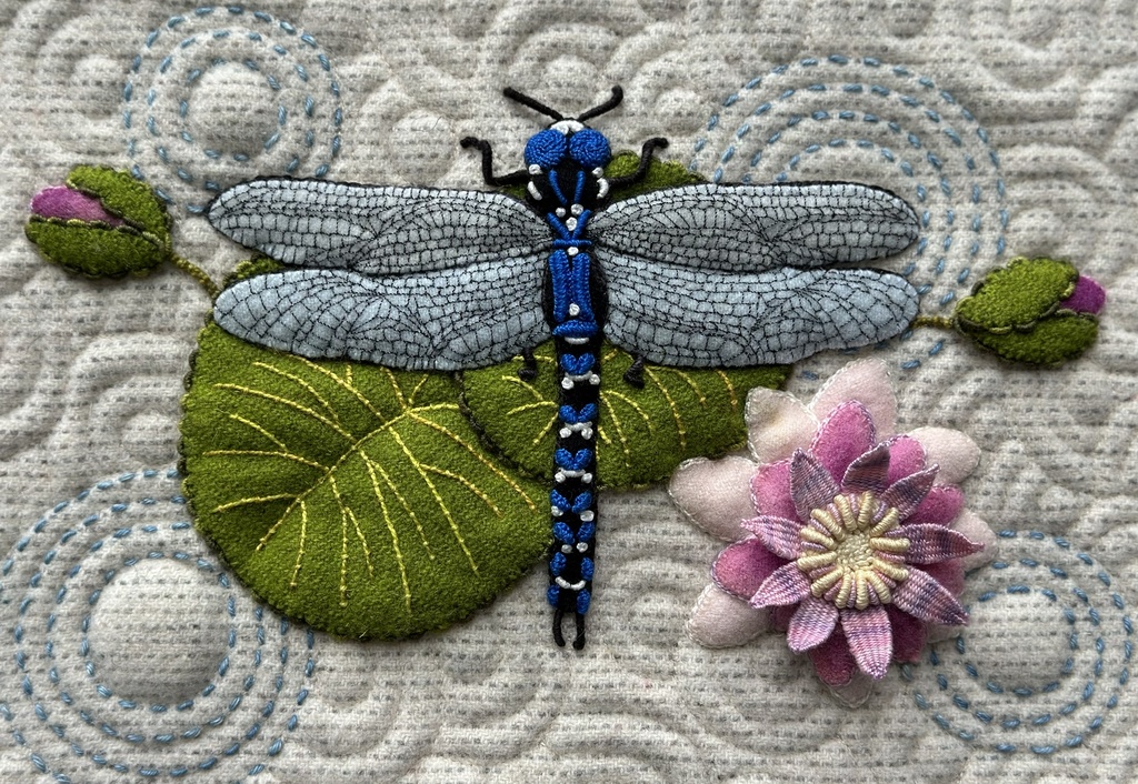 Embellished Wool Appliqué and Embroidery