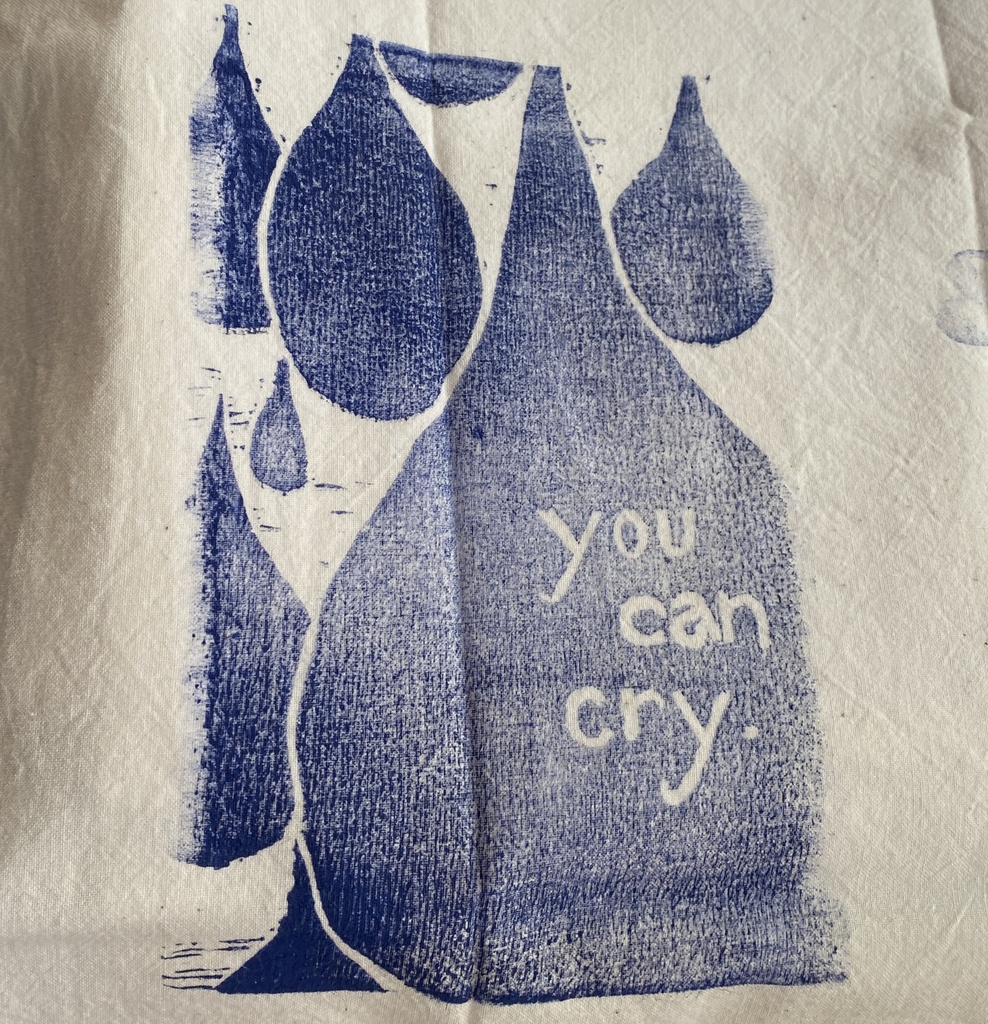 Radically Soft: Block Printed Patches on Fabric