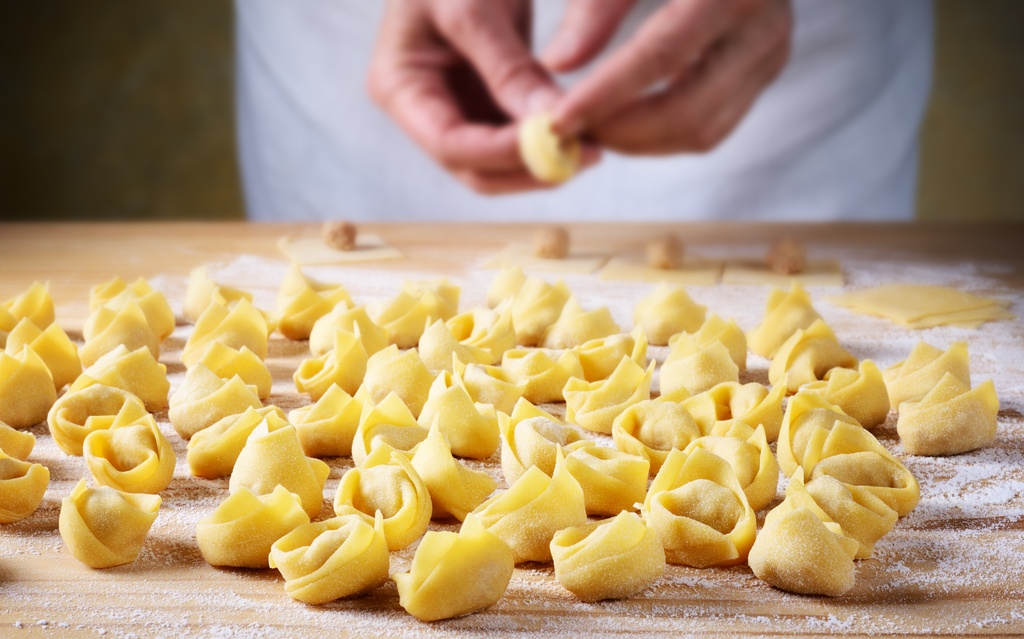 Fresh Pasta: Tortellini in Brodo